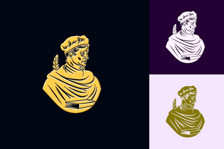 PSD three images of a statue with the name quot the god quot on the bottom