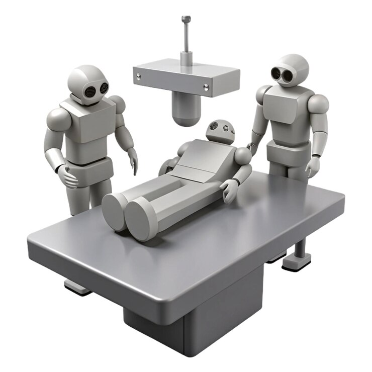 PSD three robots are shown with one being a robot