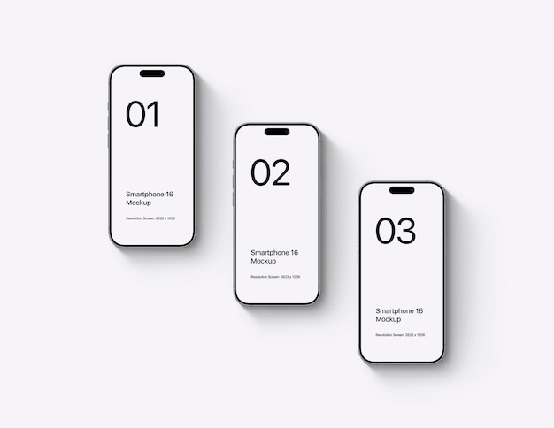 3 スマートフォン 16 フロントビュー