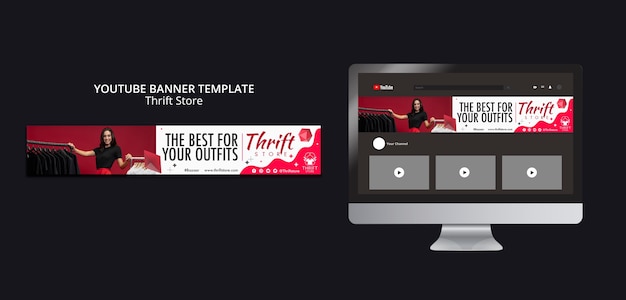 PSD thrift store template design