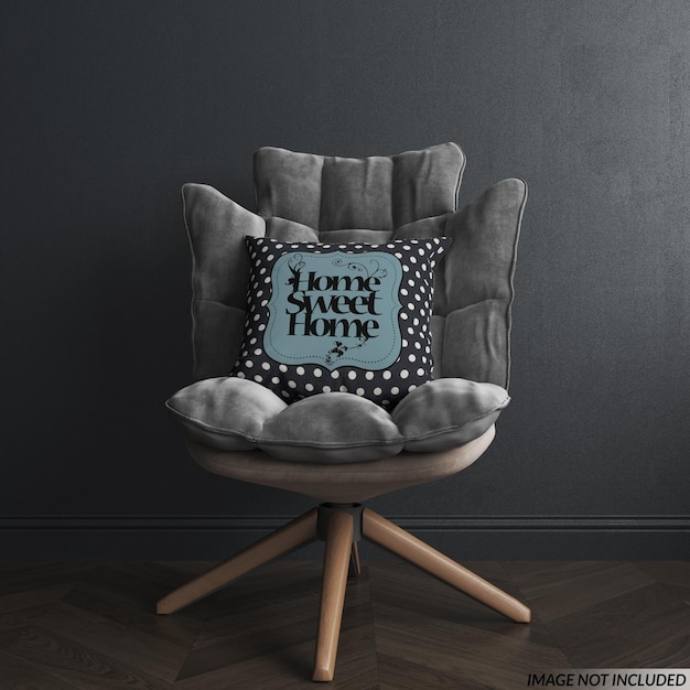 Throw pillow mockup