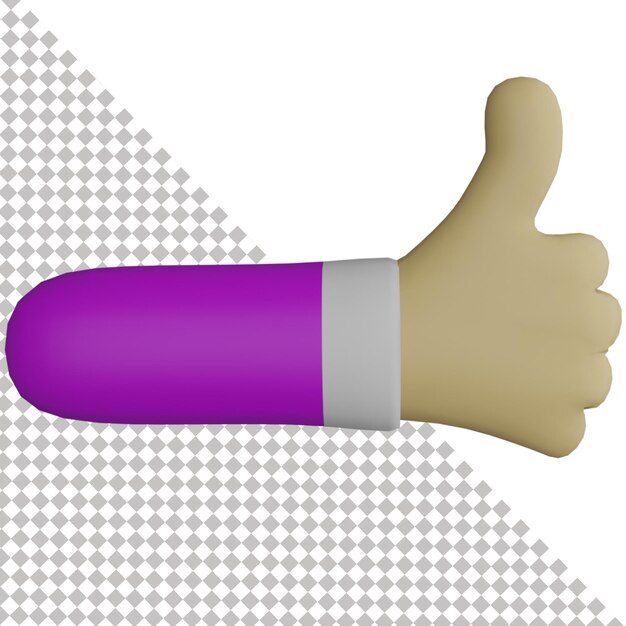 Thumb 3d icon