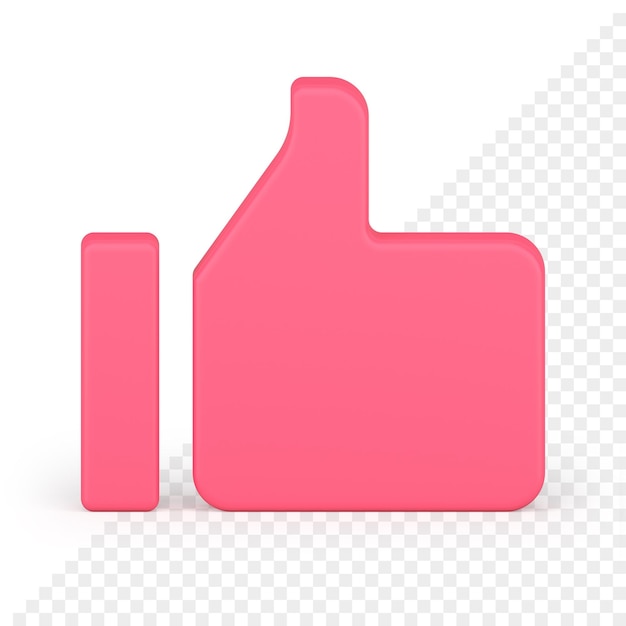 Thumb up 3d icon