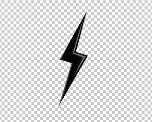 PSD thunder flash energy icon 3d flash sale