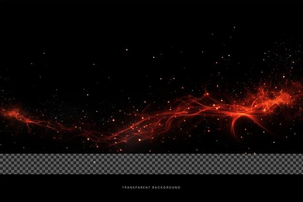 Thunder Lighting Effect on transparent background