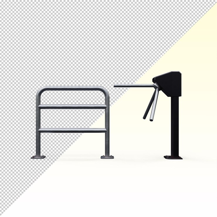 PSD ticket gate isolated