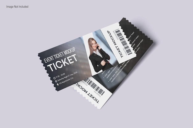 PSD ticket mock-up