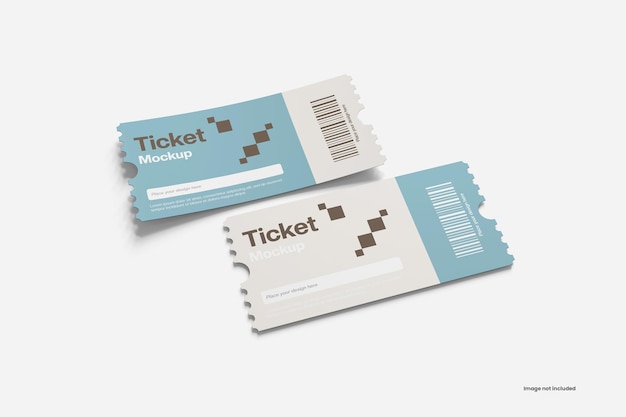 Ticket Mockup Design