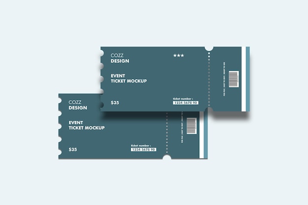 ticket mockup