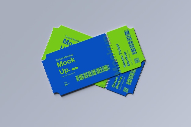 ticket mockup