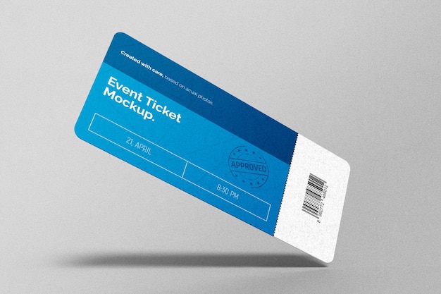 ticket mockup