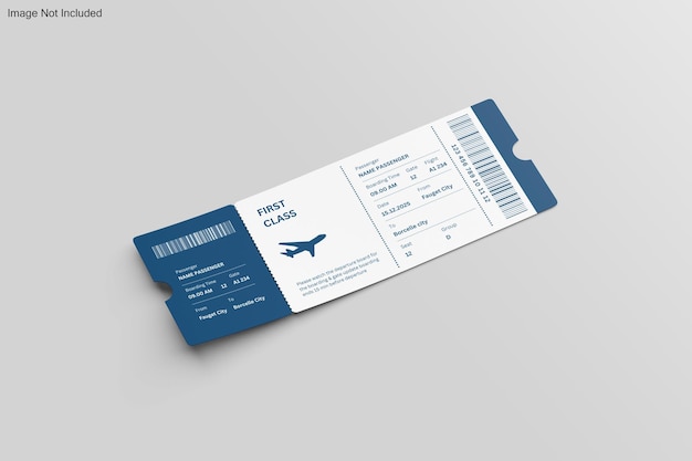 Ticket mockup