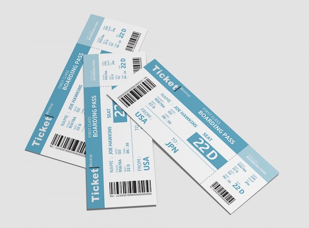 Ticket mockup