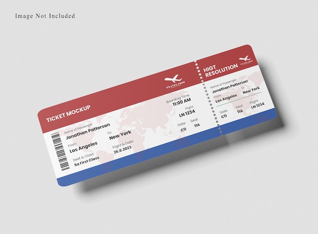 Ticket mockup