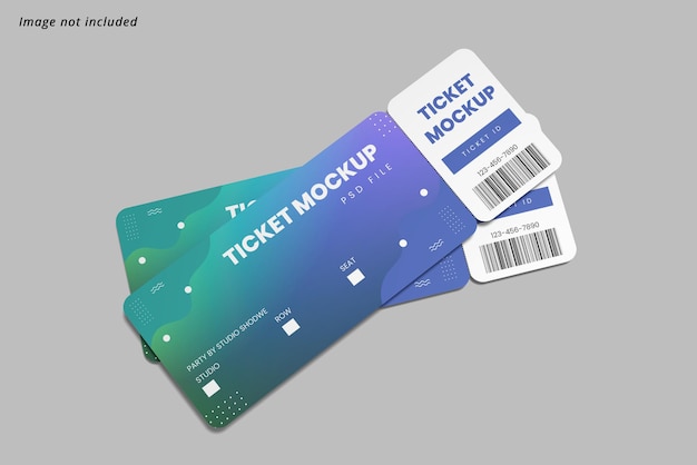 Ticket mockup