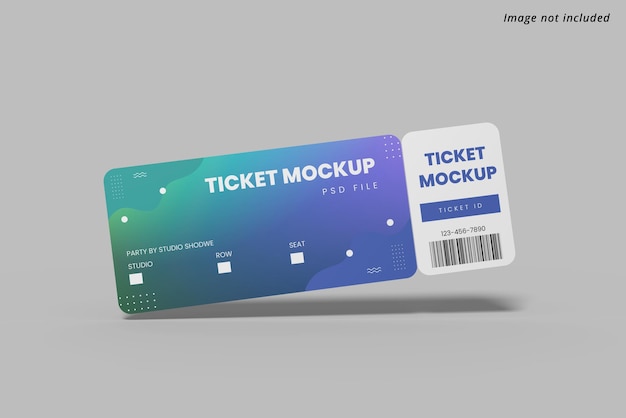 Ticket mockup