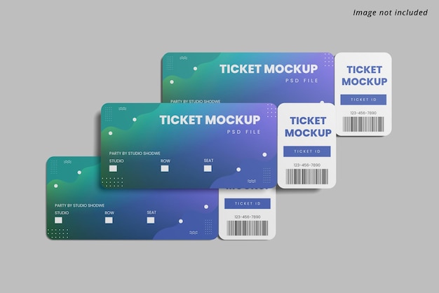 Ticket mockup