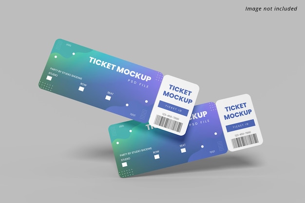 Ticket mockup