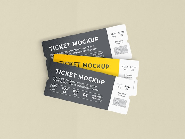 Ticket Mockup