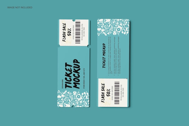 Ticket mockup