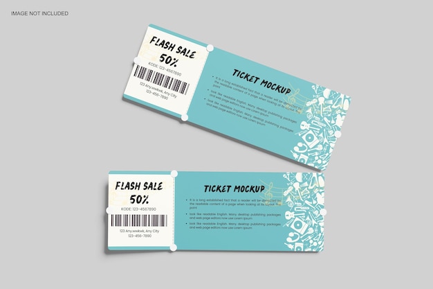 Ticket mockup