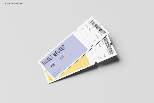 ticket mockup