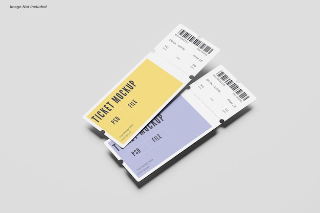 ticket mockup