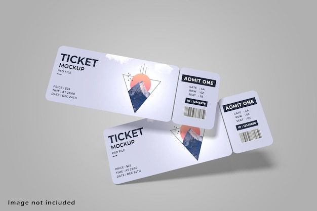 Ticket mockup