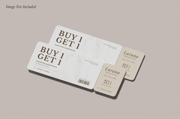 Ticket mockup