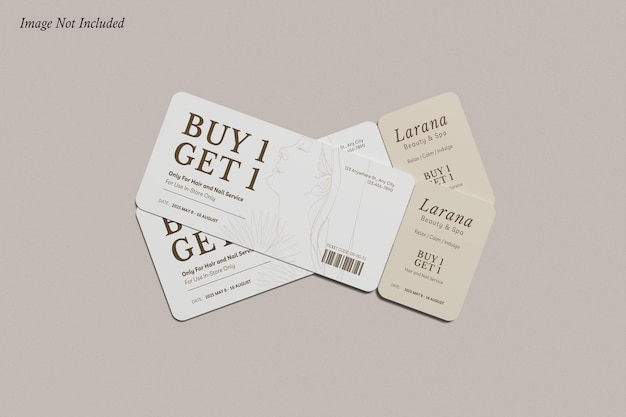 Ticket mockup