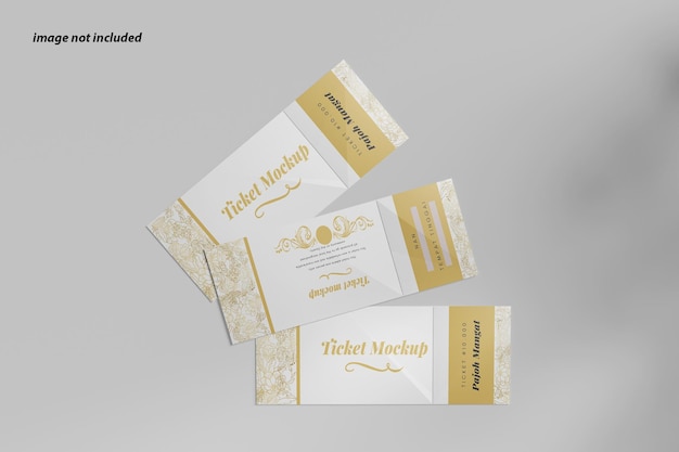 Ticket mockup