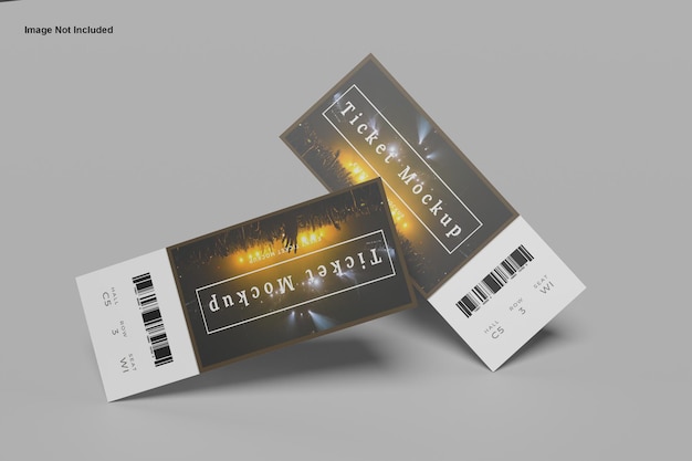 Ticket mockup