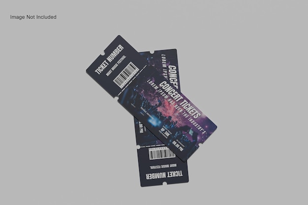 Ticket mockup