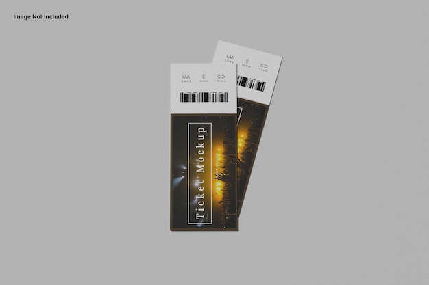 Ticket mockup