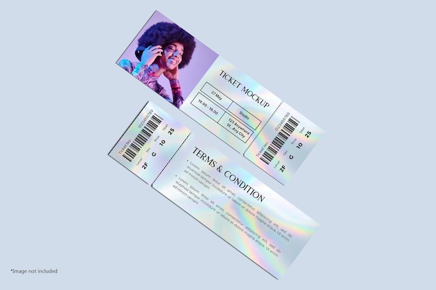 Ticket mockup