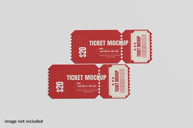 Ticket mockup