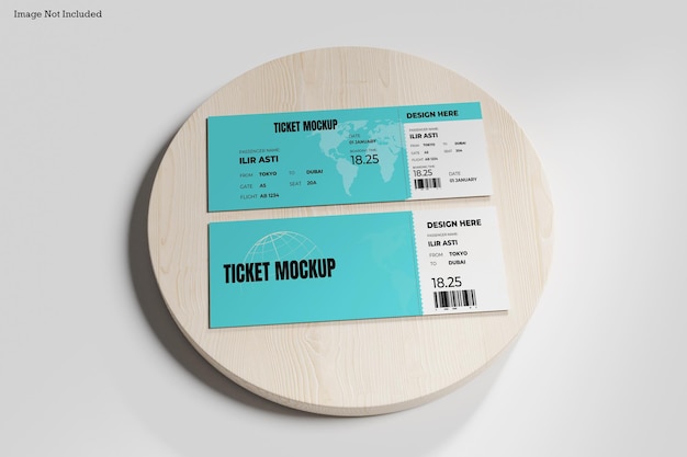 Ticket mockup