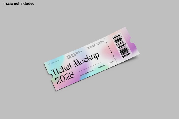 ticket mockup