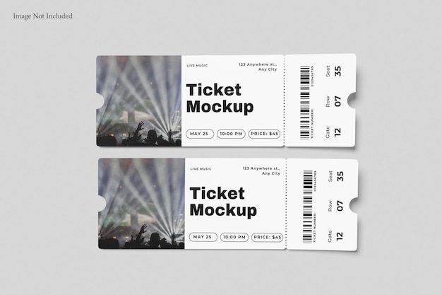 Ticket Mockup