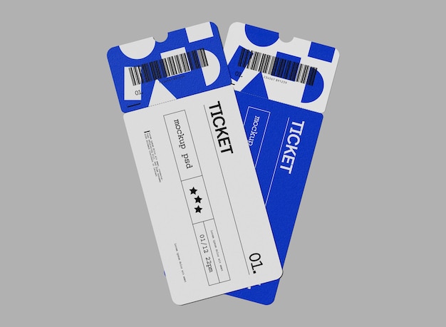 Tickets mockup