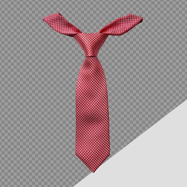 PSD tie png isolated on transparent background