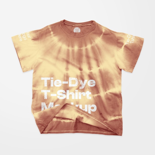 TieDye Tshirt Front Mockup