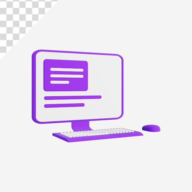 tietokone 3D-renderöinti ilmainen psd