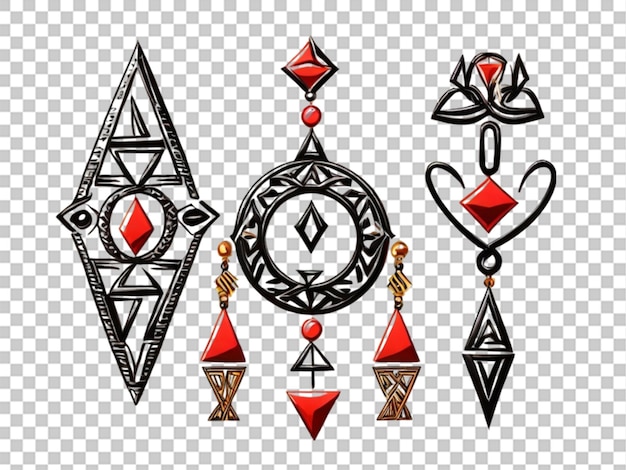 PSD tifinagh symbol amazigh drawing vector jewelry from on transparent background