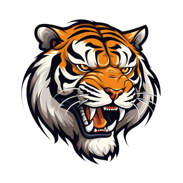 Tiger art illustrations for stickers logo tshirt design poster etc