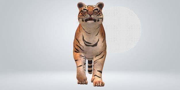 Tiger isolated on a Transparent Background