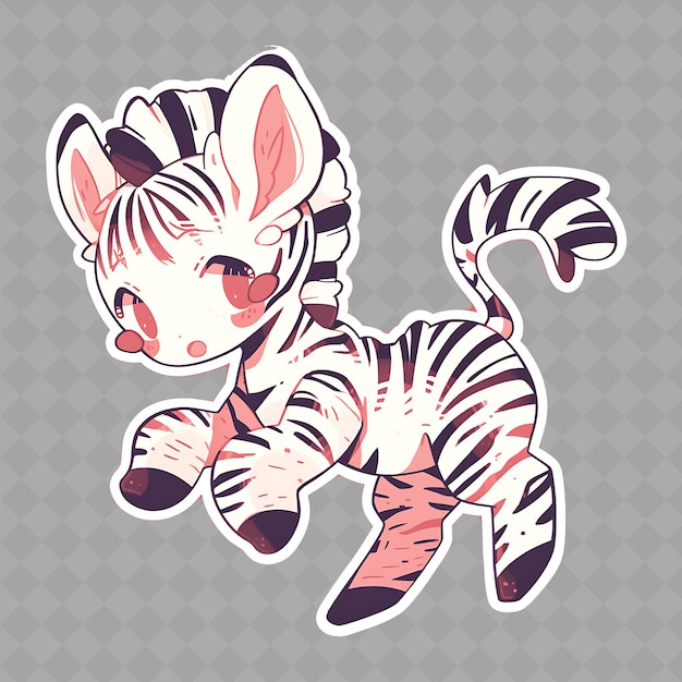 A tiger sticker that says tiger on it