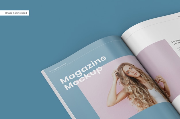 PSD tijdschrift mockup