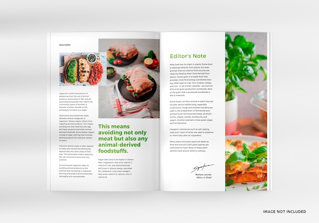 PSD tijdschrift mockup