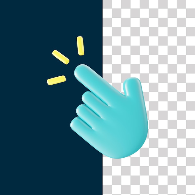 Tik op het 3D-pictogram